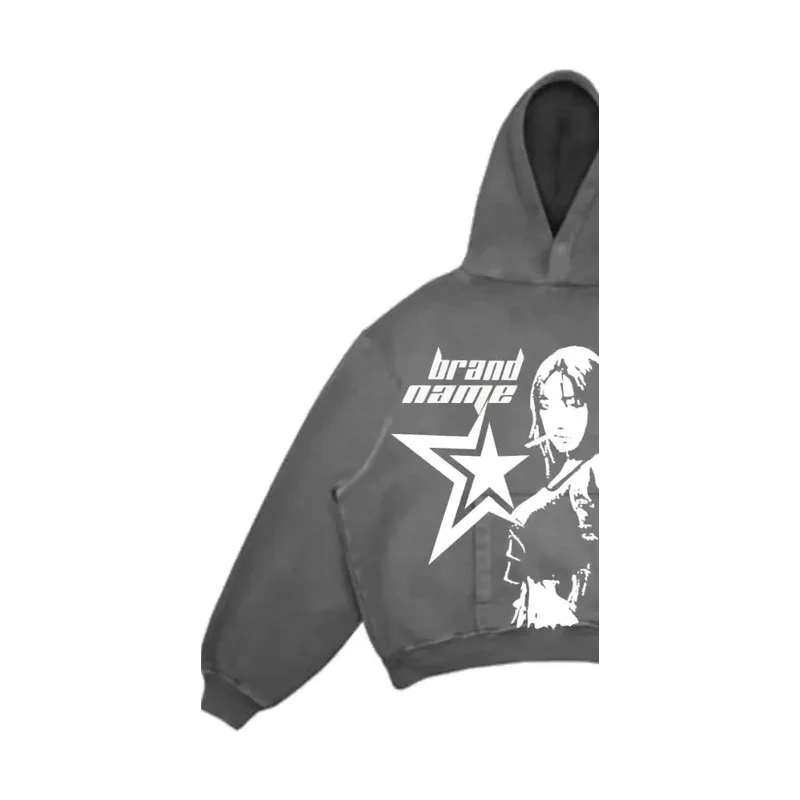 Queen Street Fashion - 2026 Neue Street Gothic Casual Buchstaben-Explosionsdruck
