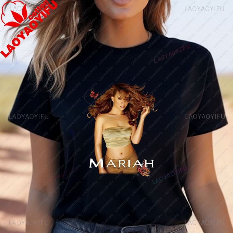 Street Fashion Poster - Mariah Carey Classic Poster Print Damen-Modeoberteil,