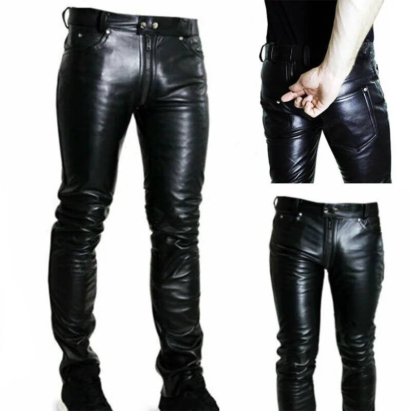 Queen Street Fashion - Herren Farbige 2024 PU Neue Reißverschluss
