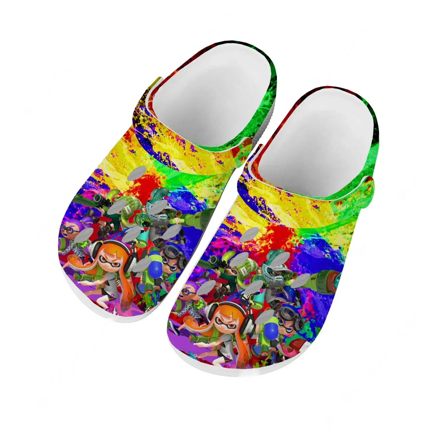 Street Fashion Game - Splatoons Game Wasserschuhe für Herren, Damen