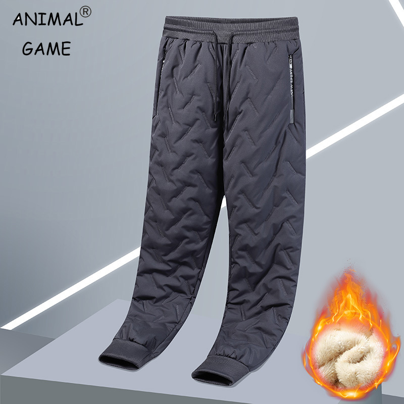 Street Fashion Game - Neue Männer Plüsch Dicke Fleece Sweatpant