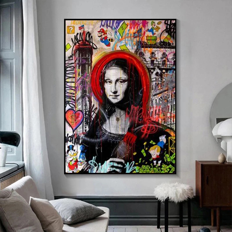 Moderne Straße Pop Art Wandbil – Street Fashion Poster Bewertung und Preis