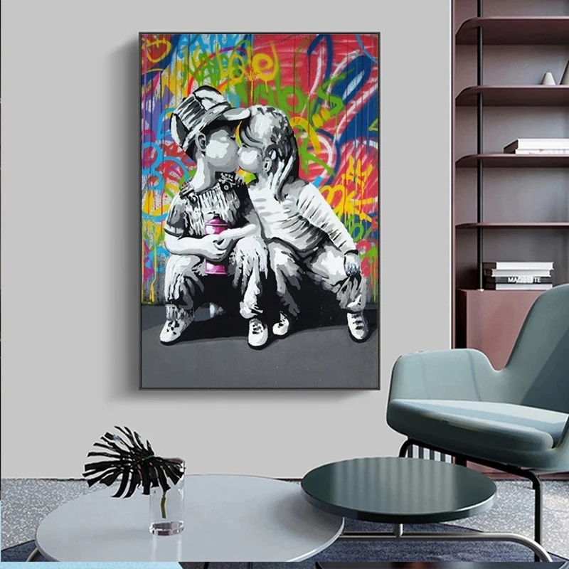 Moderne Straße Pop Art Wandbil – Street Fashion Poster Bewertung und Preis