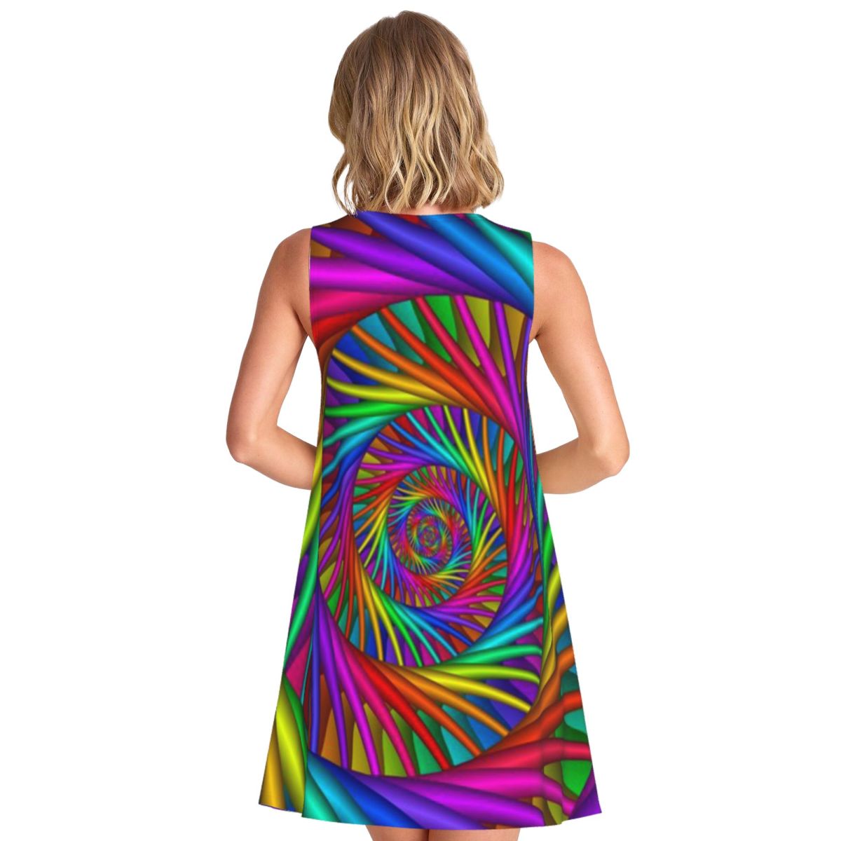 Regenbogenfarbenes psychedelis – Queen Street Fashion Bewertung und Preis
