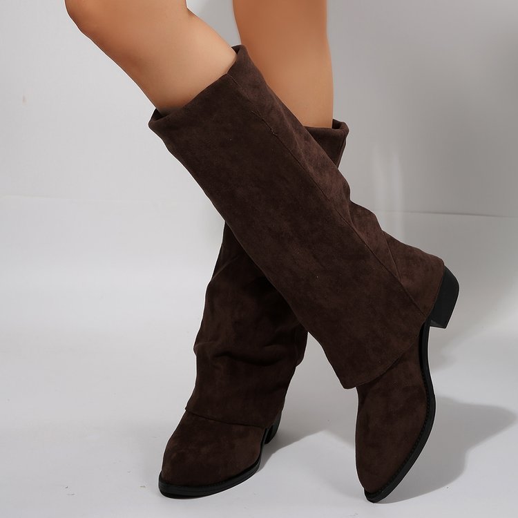 Frauen Kniehohe Stiefel Herbst – Street Fashion Denim Bewertung und Preis