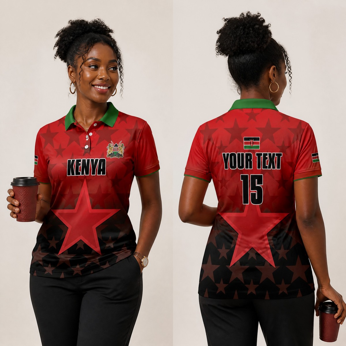 Sommerliches Kenya Damen-Polos – Street Fashion Kenya Bewertung und Preis