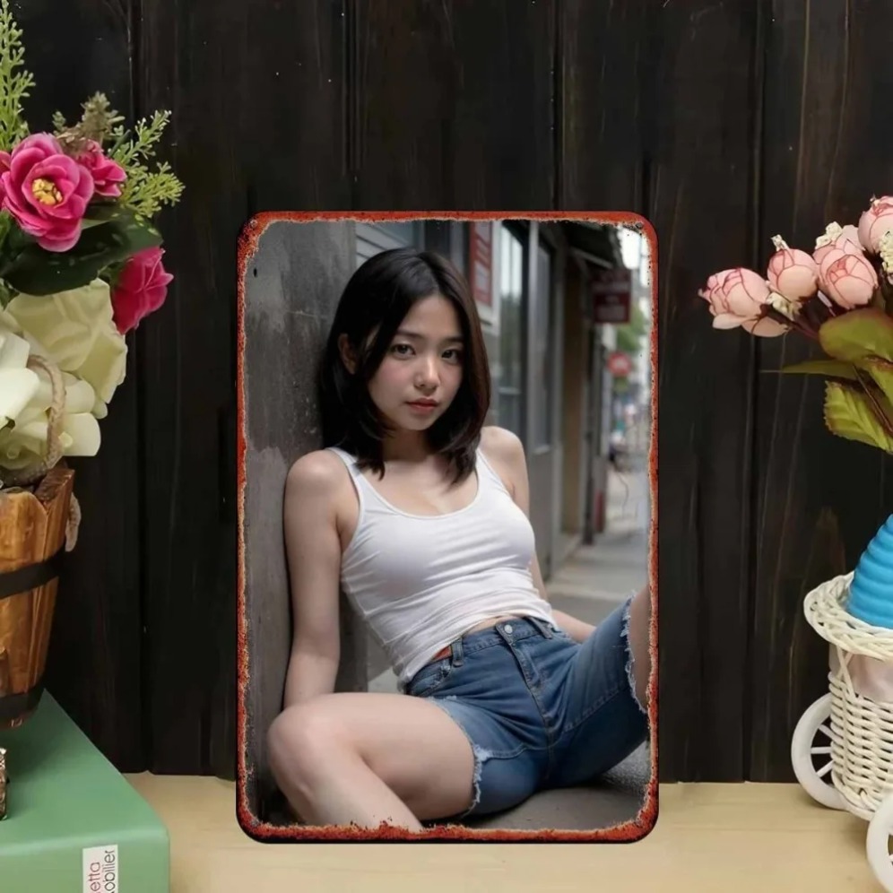 Neue Trendige HD Metall-Wandku – Street Fashion Asian Bewertung und Preis